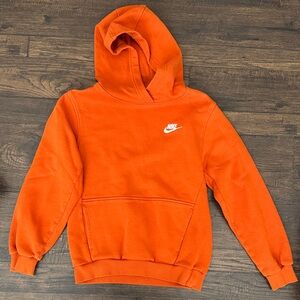 Boys Nike Vibrant Orange Pullover Hoodie
